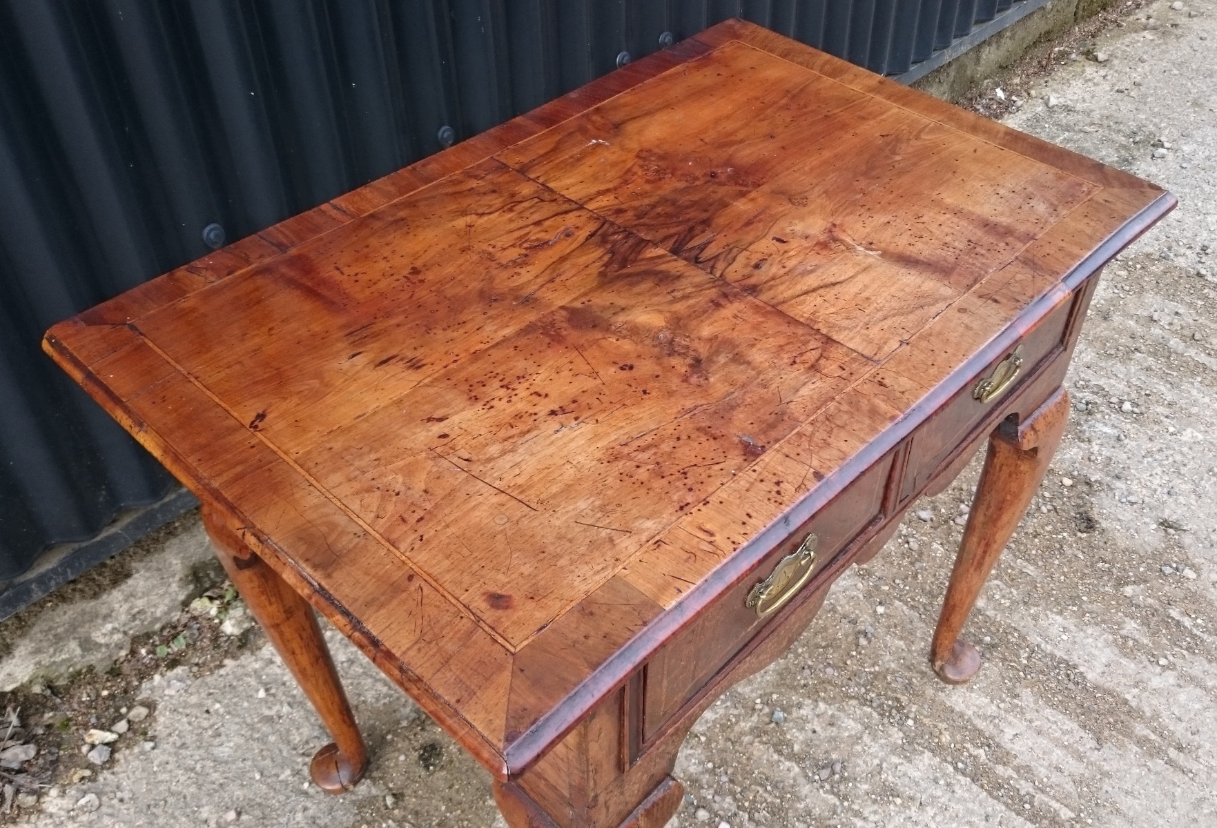 Small Rectangular Antique Low Side Table